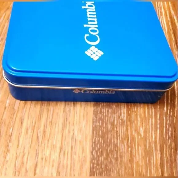 🔥Columbia wallet empty  tin box (blue)🔥 - Picture 4 of 10